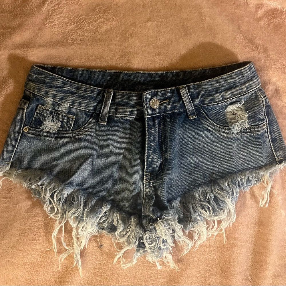 Low rise Denim Shorts Size 2
